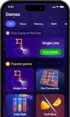 Try 35+ games and mind-bending puzzles